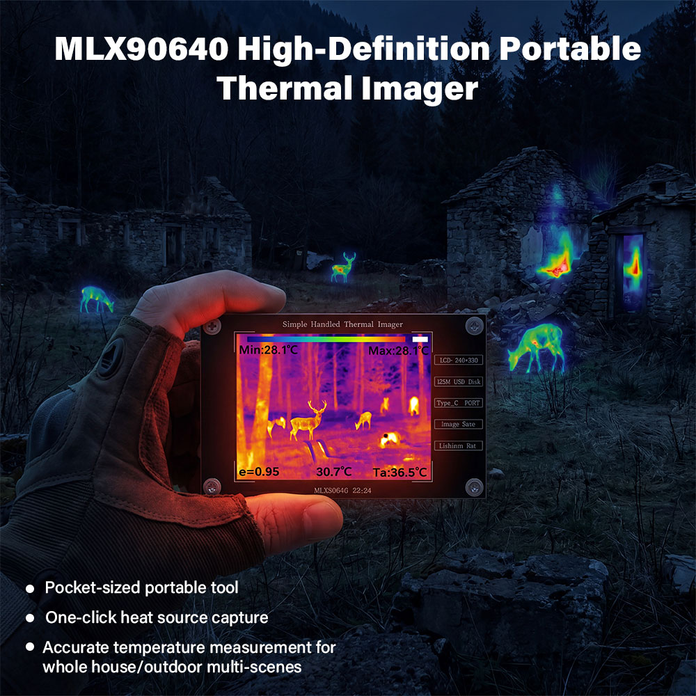 Nf 521 Thermal Imaging Camera - Портативный инфракрасный тепловизор -40°C ℃ ~300