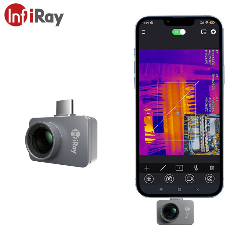 Infiray P2 Pro Macro Lens - Тепловизионная камера Infiray P2 PRO 256x192