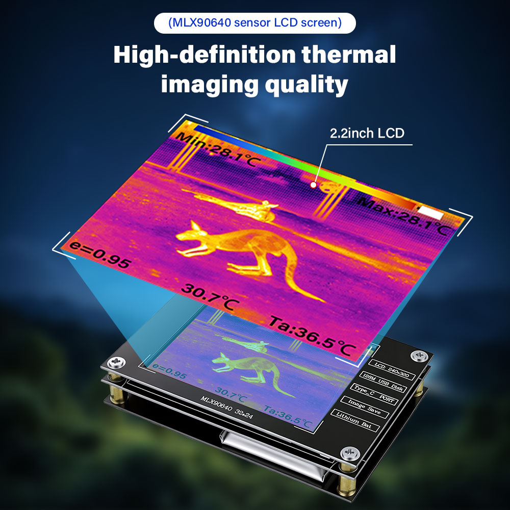 Портативный инфракрасный тепло – обзор и цена Nf 521 Thermal Imaging Camera