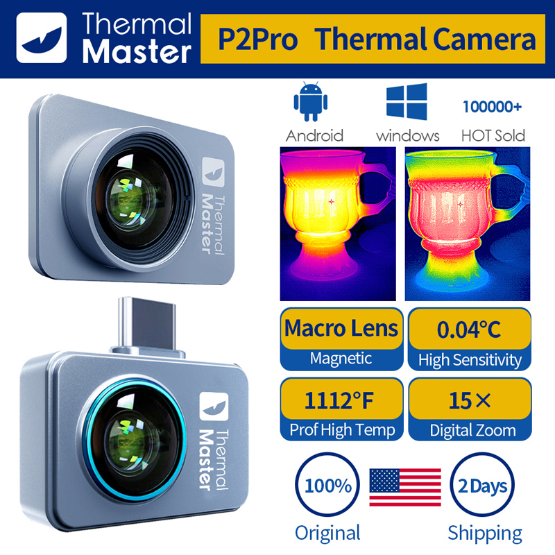 Тепловизор P2/P2Pro с 15-кратн – обзор и цена Infiray P2 Pro Macro Lens
