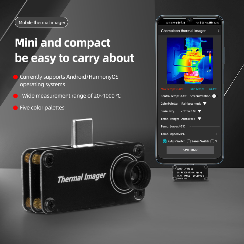 TIOP01 Тепловизор Инфракрасная – обзор и цена Tiop01 Thermal Camera