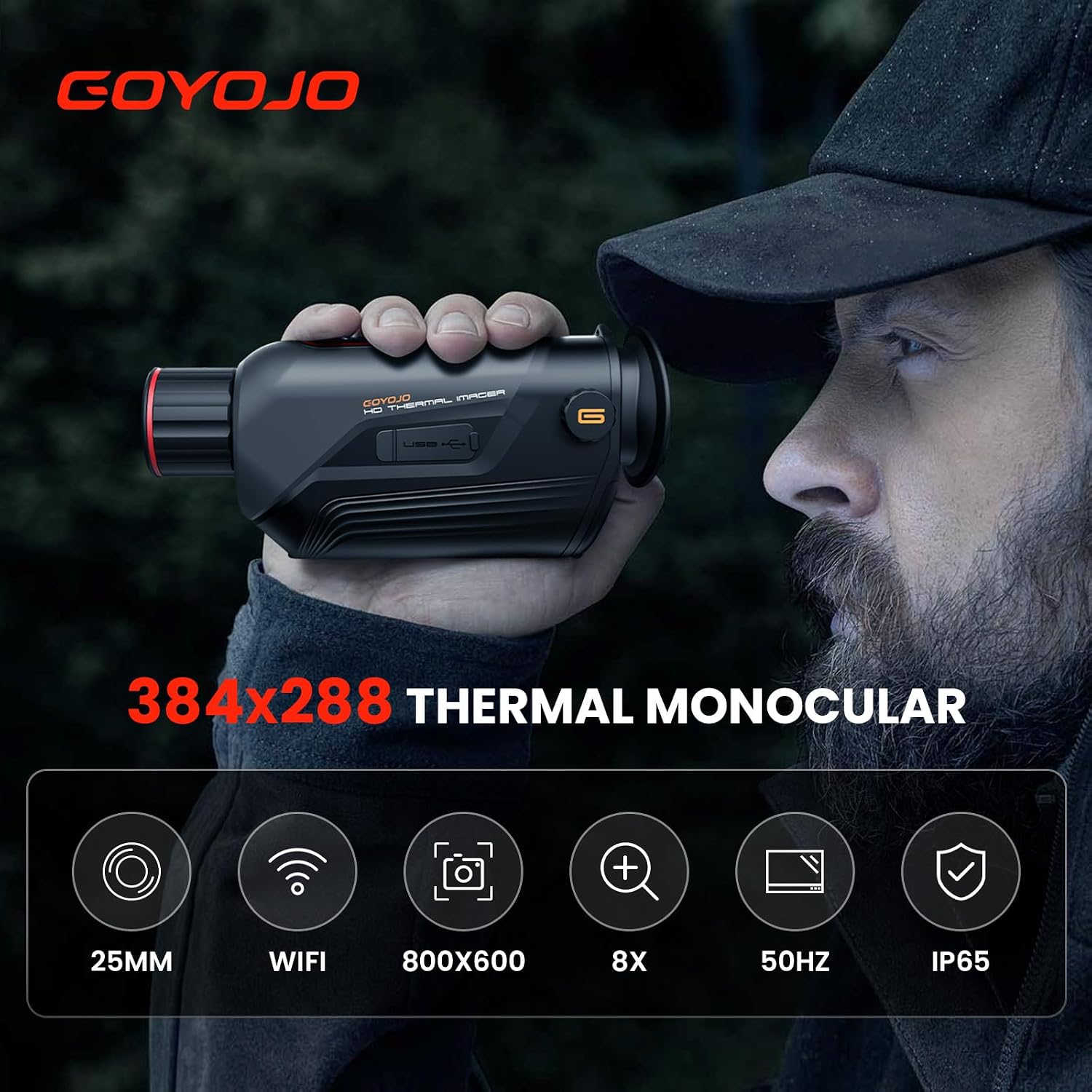 Тепловизионный монокуляр GOYOJ – обзор и цена Hunting Thermal Imaging Scope